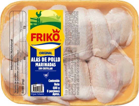 Alas de pollo marinadas