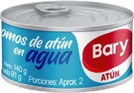 Atún lomos en agua