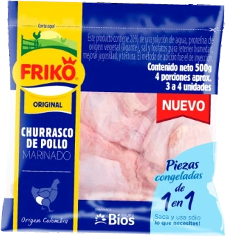 Churrasco de pollo marinado