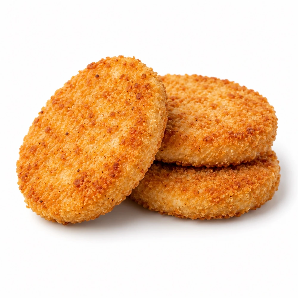 Hamburguesas de pollo apanado