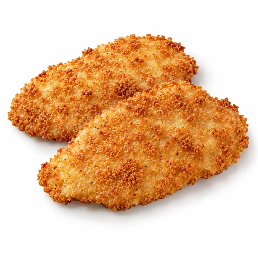 Milanesas de pollo apanado