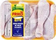 Muslos de pollo marinados