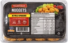 Nuggets de pollo apanado