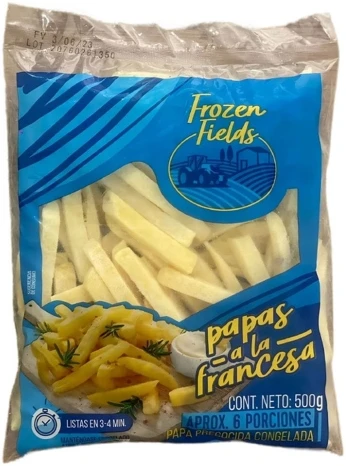 Papas a la francesa 9 × 9